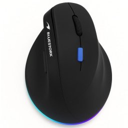 Ratón Bluestork Ergo Lumi Pro Inalámbrico Bluetooth RF 4800 DPI Negro RGB