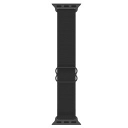 Correa de reloj Just in Case para Apple Watch 44/45/46/49mm Tela Negra