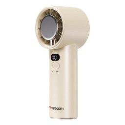 Mini Ventilador de Mano Verbatim Cool 'n' Go Ice Touch 8W 3 Velocidades Batería Recargable Disco de Enfriamiento