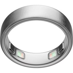Anillo inteligente Oura Ring 5 Talla 13 Bluetooth GPS IPX8 Batería recargable Titanio Plata
