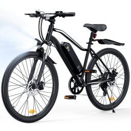 Bicicleta Eléctrica iScooter EB3S 350 W Autonomía 70-90 km Neumáticos 26" Negro