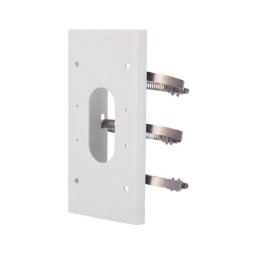 Soporte de poste Hikvision para cámaras domo motorizadas blanco