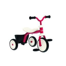 Triciclo Smoby Rookie Rojo 2 a 4 Años Estructura de Metal Ruedas EVA