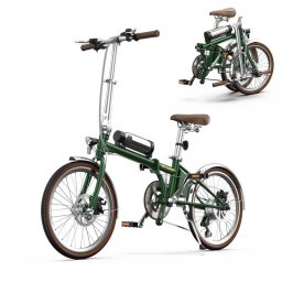 Bicicleta Eléctrica Plegable OneSport OT02 Pro 250W 25 km/h 20" Batería Extraíble