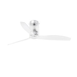 Faro Mini Tube Fan Ventilador de Techo con Mando 32W Transparente