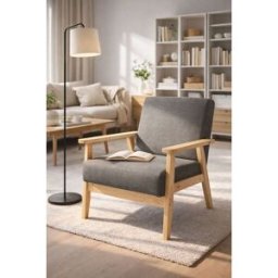 RegalosMiguel Sillón Domo Tela - Gris oscuro