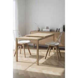 RegalosMiguel Mesa Dino Extensible 120-180 cm - Madera Natural