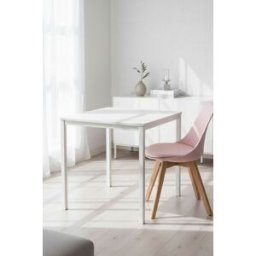 RegalosMiguel Mesa Cuadrada Dino 65 cm - Blanco