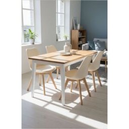 RegalosMiguel Pack 4 Sillas Synk Basic - Crema
