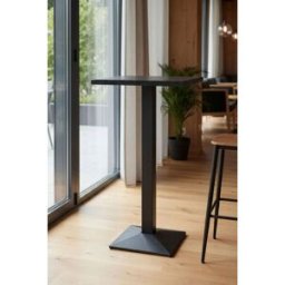 RegalosMiguel Mesa Kuat Alta Cuadrada 60cm - Negro