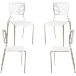 RegalosMiguel Pack 4 Sillas Talan - Blanco