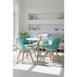 RegalosMiguel Pack 4 Sillas Synk Basic - Verde Agua