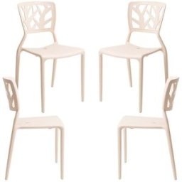 RegalosMiguel Pack 4 Sillas Talan - Beige