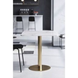 RegalosMiguel Mesa Zinte Cuadrada 70cm Golden - Mármol