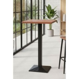 RegalosMiguel Mesa Kuat Alta Cuadrada 60cm - Marrón