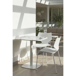 RegalosMiguel Mesa Sunset White 70 cm - Mármol