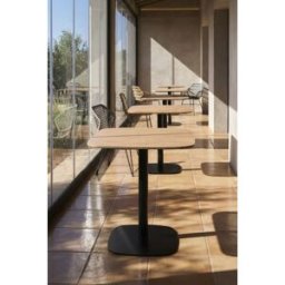 RegalosMiguel Mesa Sunset Black 70 cm - Madera Natural