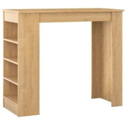 Habitat & Jardin Mesa de comedor marrón 117 x 54 x 101,8 cm