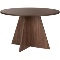 Habitat & Jardin Mesa de comedor marrón 120 x 120 x 75 cm