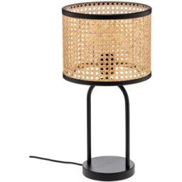 Lindby Lámpara de mesa de madera marrón