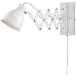 Lindby Lámpara de pared de metal blanco