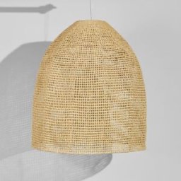 Maisons du Monde Pantalla para lámpara de techo de papel trenzado Ø80 cm