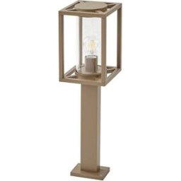 Lucande Lámpara para exterior de aluminio marrón
