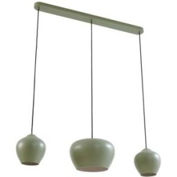 Lucande Lámpara de techo de metal verde