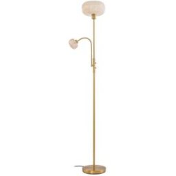Lindby Lámpara de pie de metal dorado
