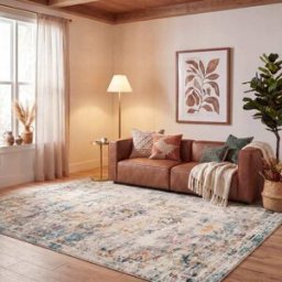 Safavieh Alfombra transicional de polipropileno gris/oro, 236 x 305 cm