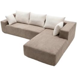 Coco Living Sofá de salón luna 3 plazas - arena blanco derecha