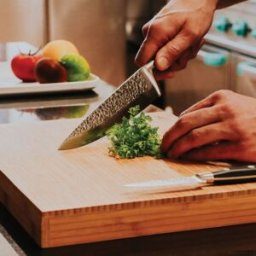 Sabatier Trompette Bloque de 4 cuchillo de cocina negro