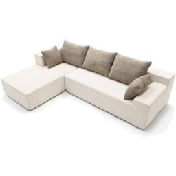 Coco Living Sofá de salón luna 3 plazas - blanco arena izquierda