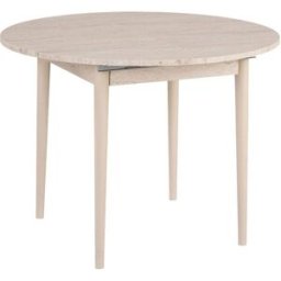 Habitat & Jardin Mesa de comedor beige 100 x 100 x 75 cm