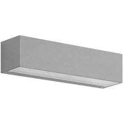 Lucande Lámpara de pared led exterior de aluminio gris