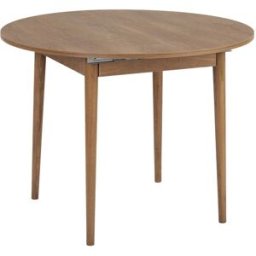 Habitat & Jardin Mesa de comedor marrón 100 x 100 x 75 cm