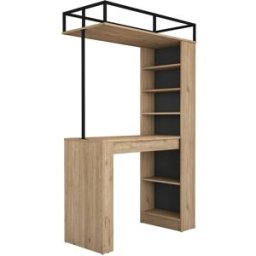 Habitat & Jardin Mesa de comedor marrón 120 x 55,6 x 198,8 cm