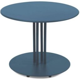 Oviala Mesa de centro de jardín azul pacífico 50 cm