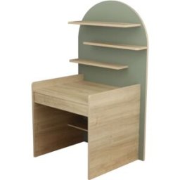 Sauthon Escritorio infantil - diseño arqueado en madera de roble sepia