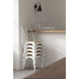 RegalosMiguel Silla Torix Madera Natural - Blanco