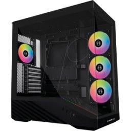 LIAN V100RS - Lian Li Vector V100 caja de la PC, Midi Tower, ATX, RGB, Negro