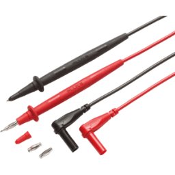 FLUKE TL76 - Cable de medición TwistGuard, afilado, rojo / negro, 10 A
