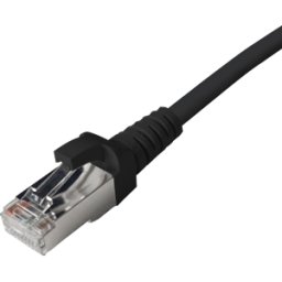 DAETWYLER DAT 65225300ZY - Cable de conexión CAT.5e, 100 MHz, S/UTP, 0,5 m, negro