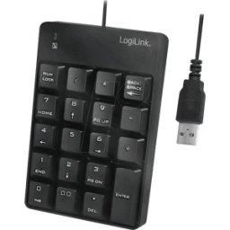 LOGILINK ID0184 - Bloque de numeración, USB, negro