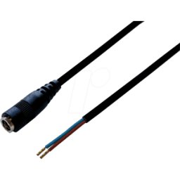 BKL 075188 - Cable CC acoplamiento 2,5/5,5 mm entrecaras 1,0m