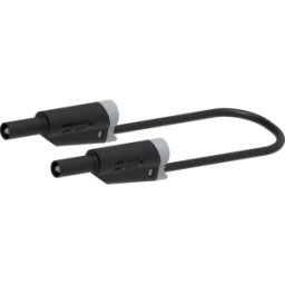 ELECTRO PJP PJP 2719-100N - Cable de medición, SIL 1,0 mm², 1,0 m, negro, apilable