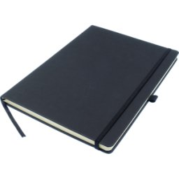 KANGARO 552661 - Cuaderno, a cuadros 5 mm (A4), 96 hojas, negro