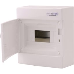 BOXEXPERT.DE DB-MA 1-8 WS - Caja de conexiones interior, 1 fila, 8 módulos