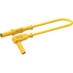 ELECTRO PJP PJP 2352-100J - Cable de medición, recto/angular, 1 mm², 1,0 m, amarillo