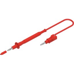 ELECTRO PJP PJP 4112-D4-100R - Cable de medición con punta de prueba, 1,0 mm², 1,0 m, ro